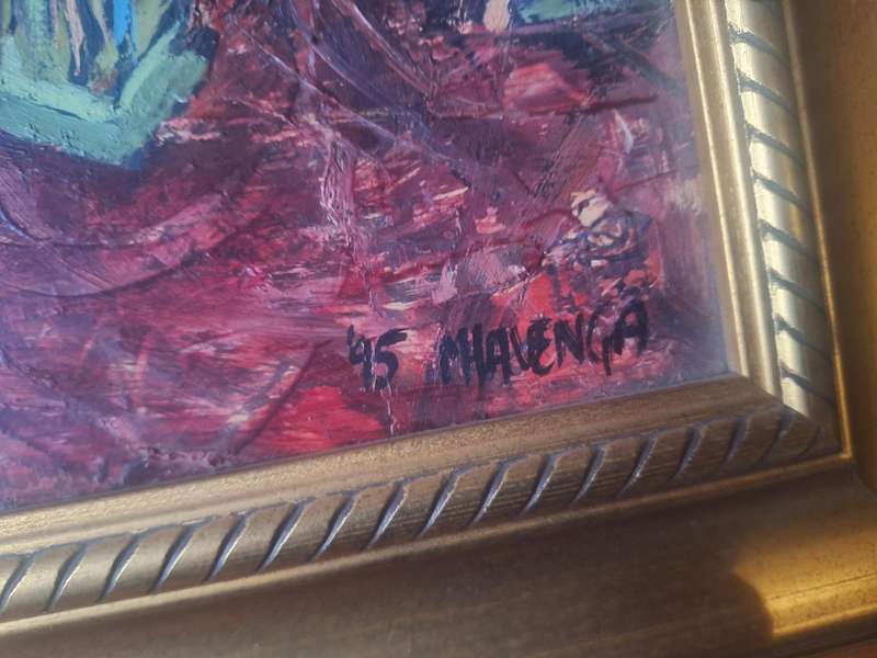 Marnus Havenga painting selling as lot