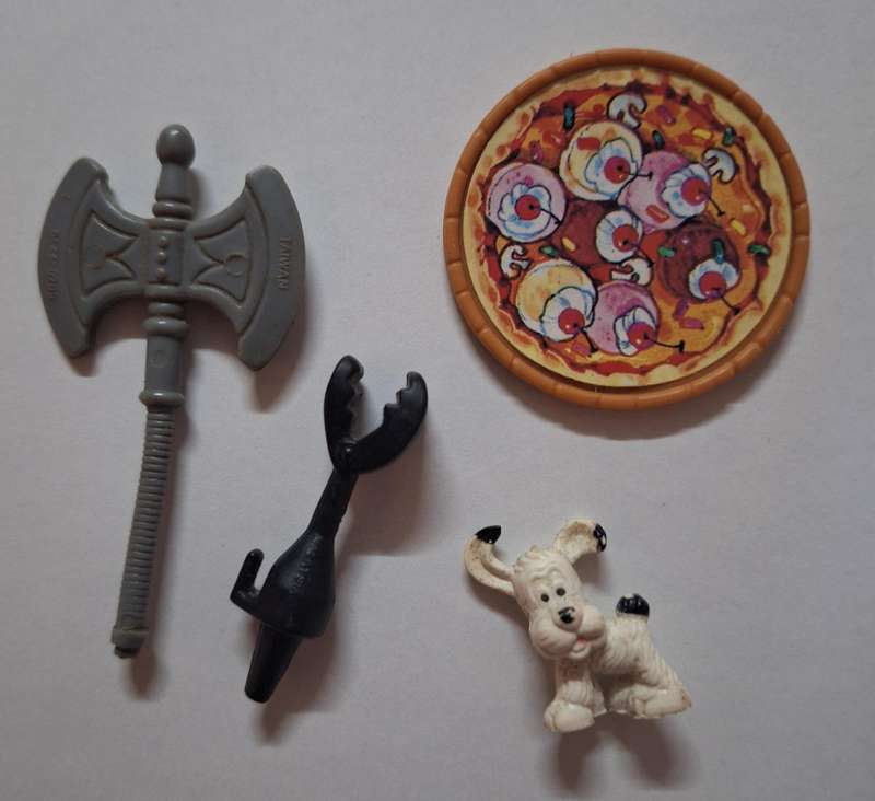 Vintage toy accessories MOTU, TMNT, Astrix