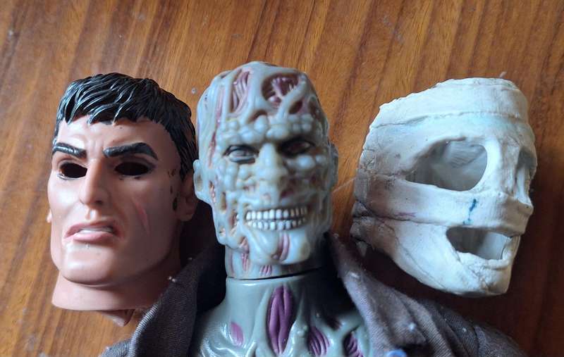 Action Man No Face action figure complete