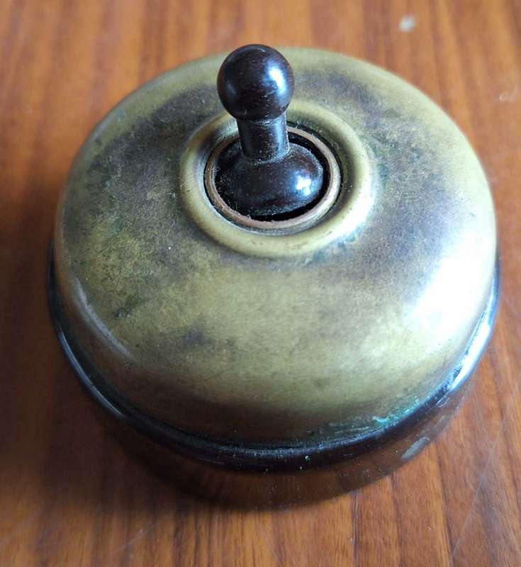 Antique light switch
