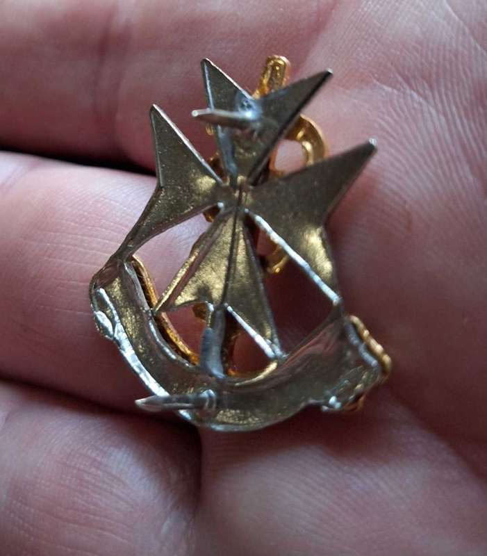 SADF medical collar badge
