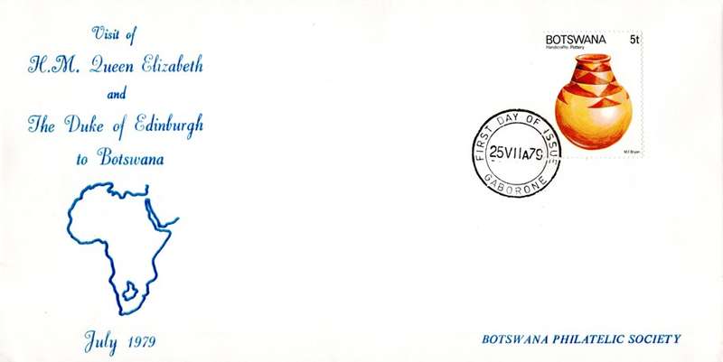 Botswana - 1979 Royal Visit Commemorative Cover