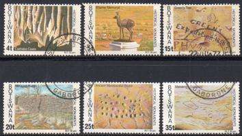 Botswana - 1977 Historical Monuments Set Used SG 399-404