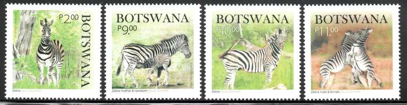 Botswana - 2024 Zebra Set MNH
