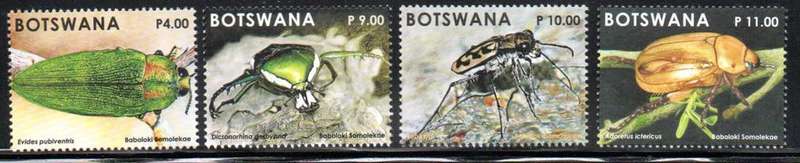 Botswana - 2024 Beetles Set MNH