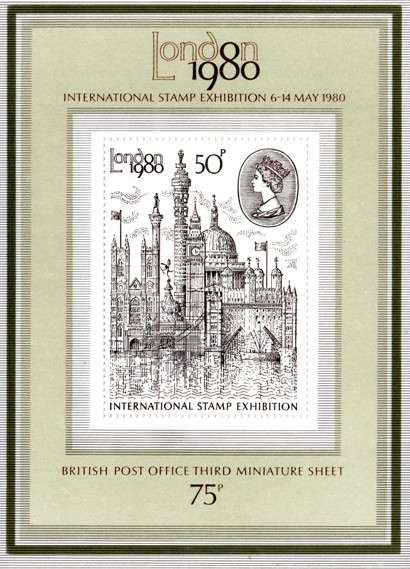 Great Britain - 1980 London 1980 MS No.3 MNH
