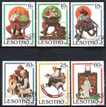 Lesotho - 1981 Christmas Set Used SG 455-460