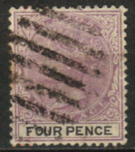 Lagos - 1887-1902 QV 4d Used SG 33