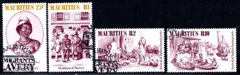 Mauritius - 1984 150th Anniversary of Abolition of Slavery Set Used SG 691-694