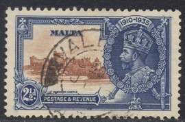 Malta - 1935 Silver Jubilee 2? Used SG 211
