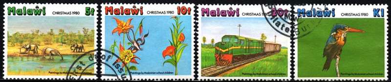 Malawi - 1980 Christmas Set Used SG 629-632