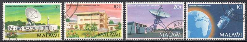Malawi - 1981 International Communications Set Used SG 637-640