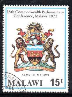 Malawi - 1972 Commonwealtth Parliamentary Conference Used SG 423