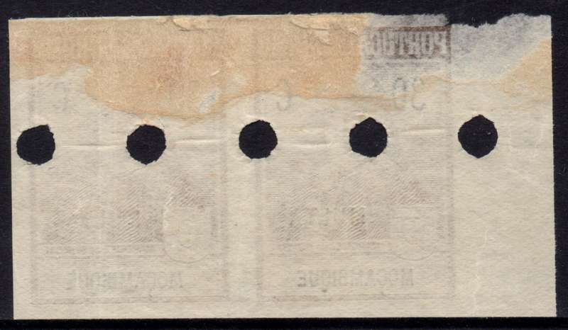 Mozambique - 1925 Marquis de Pombal 30c Multa Imperf Proofs MH