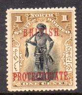 North Borneo - 1901 BRITISH PROTECTORATE 1c MH SG 127