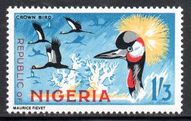 Nigeria -1966 1s3d Crane MH SG 181