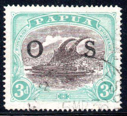 Papua - 1931 Official 3d Used SG O59