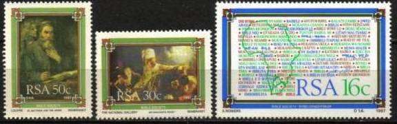 South Africa - 1987 Bible Society Set MNH SACC 636 & 637 & 639