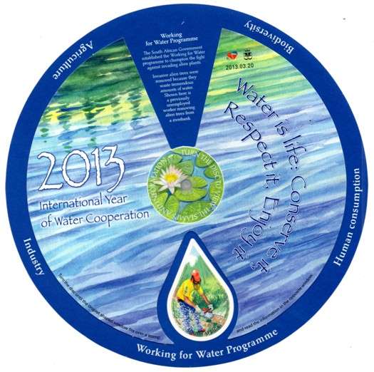 South Africa - 2013 Water Cooperation MS MNH SACC 2235