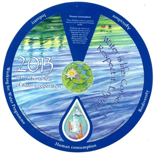 South Africa - 2013 Water Cooperation MS MNH SACC 2235