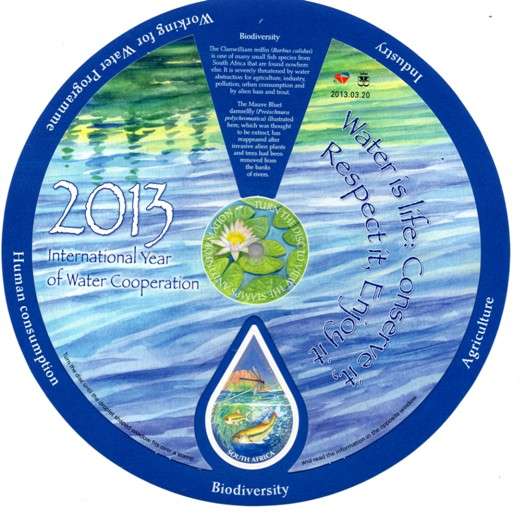 South Africa - 2013 Water Cooperation MS MNH SACC 2235