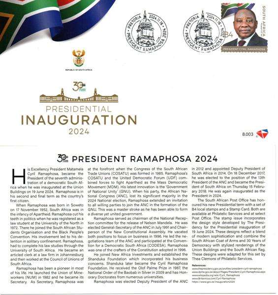 South Africa - 2024 President Ramaphosa CDC 8.003