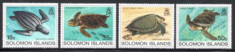 Solomon Islands - 1983 Turtles Set MNH SG 485-488