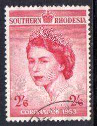Southern Rhodesia - 1953 Coronation Used SACC 79