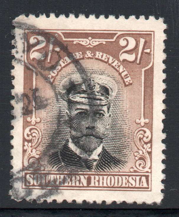 Southern Rhodesia - 1924 KGV Admiral 2s Used SACC 12