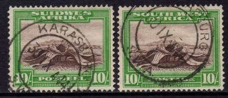SWA - 1931 Pictorials 10s Singles Used SACC 113