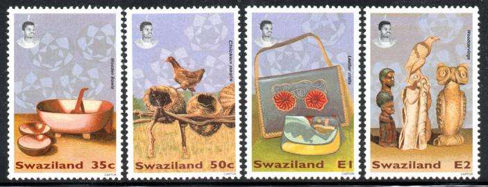 Swaziland - 1995 Handicrafts Set MNH SG 646-649