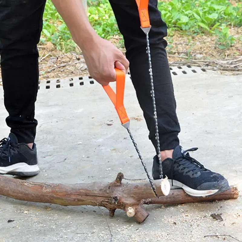 Survival Pocket Hand Chainsaw with Pouch