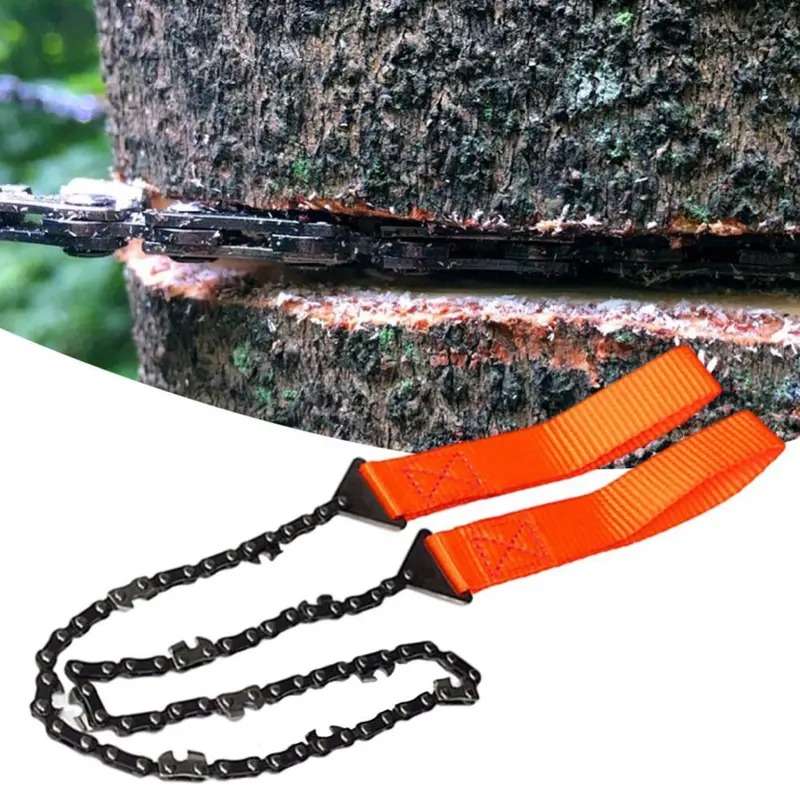Survival Pocket Hand Chainsaw with Pouch