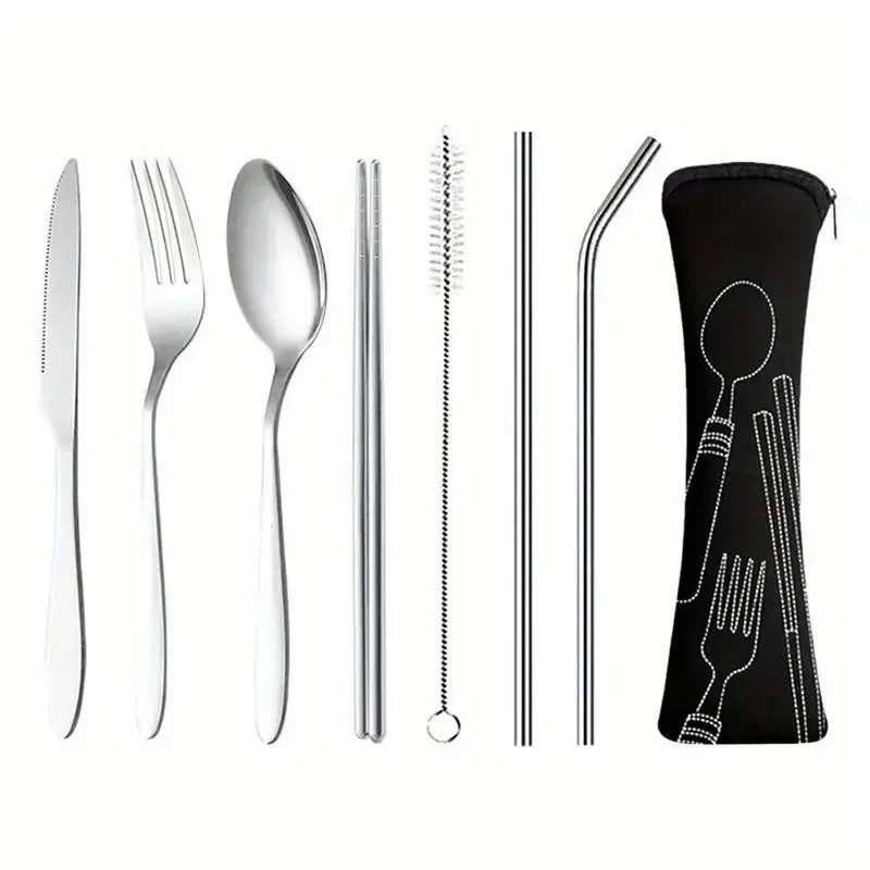 Travel/camping cutlery set (7 piece)