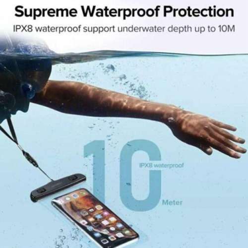 Universal waterproof mobile phone pouch