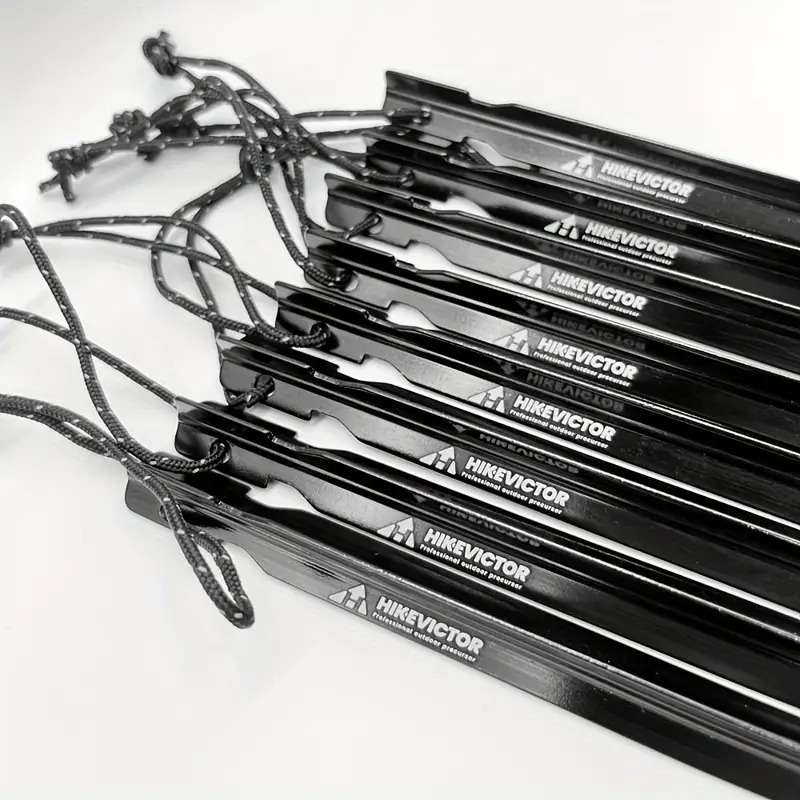 Lightweight Alloy Tent Peg Set (10 pieces)