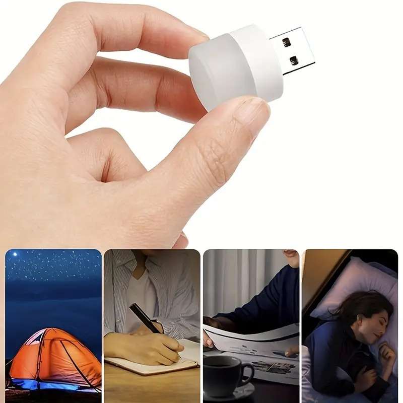 Mini usb night light (cool white - pack of 4)