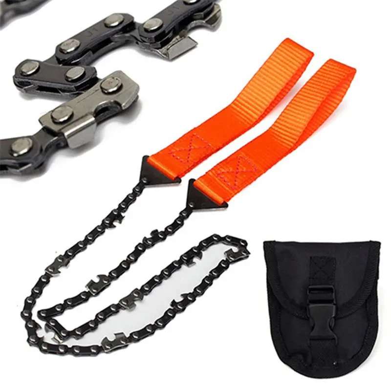 Survival Pocket Hand Chainsaw with Pouch