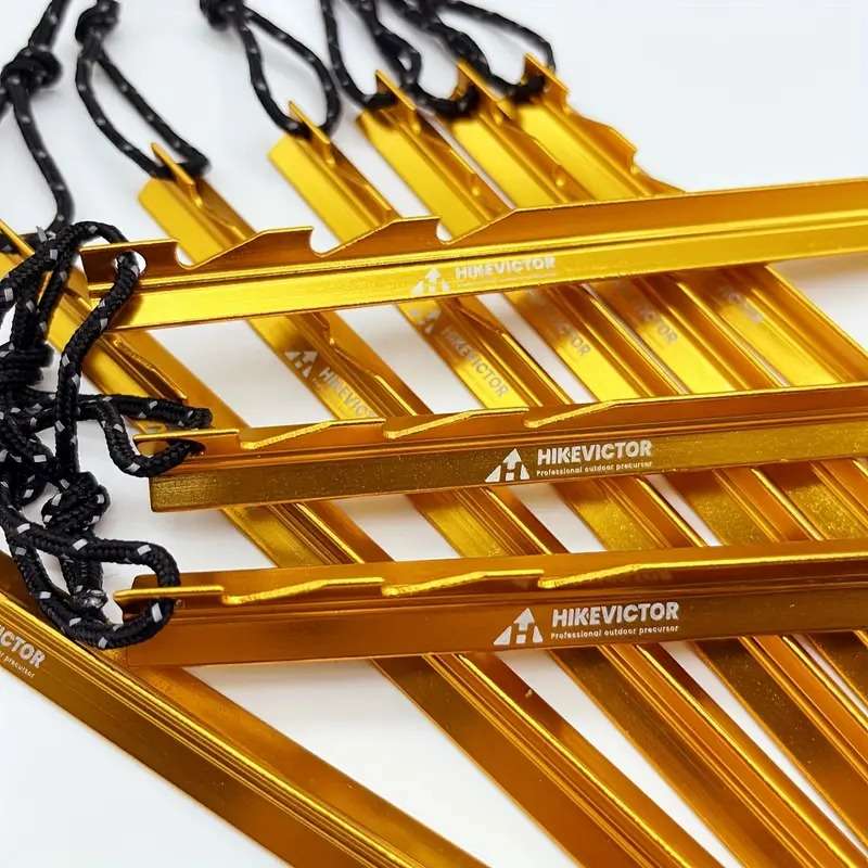Lightweight Alloy Tent Peg Set (10 pieces)