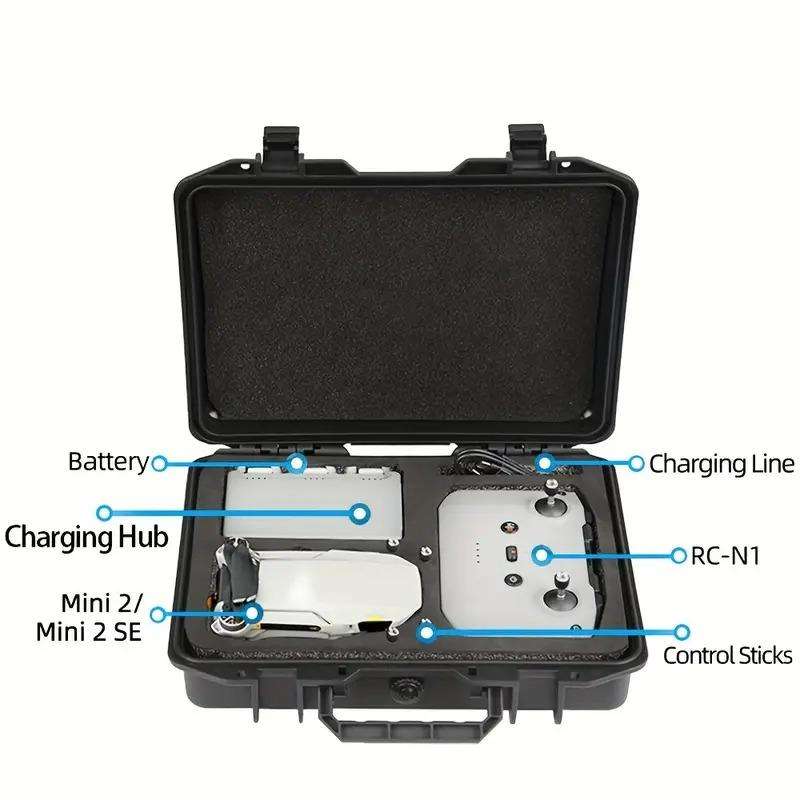 Hard Carry Case for Dji Mini 2/SE/4k Drones (fly more combo)
