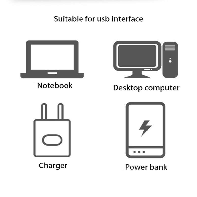 Mini usb night light (cool white - pack of 4)