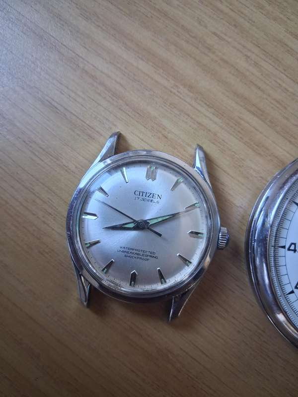 Vintage omega stop watch and watch