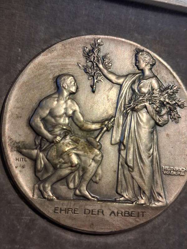 War medal in box