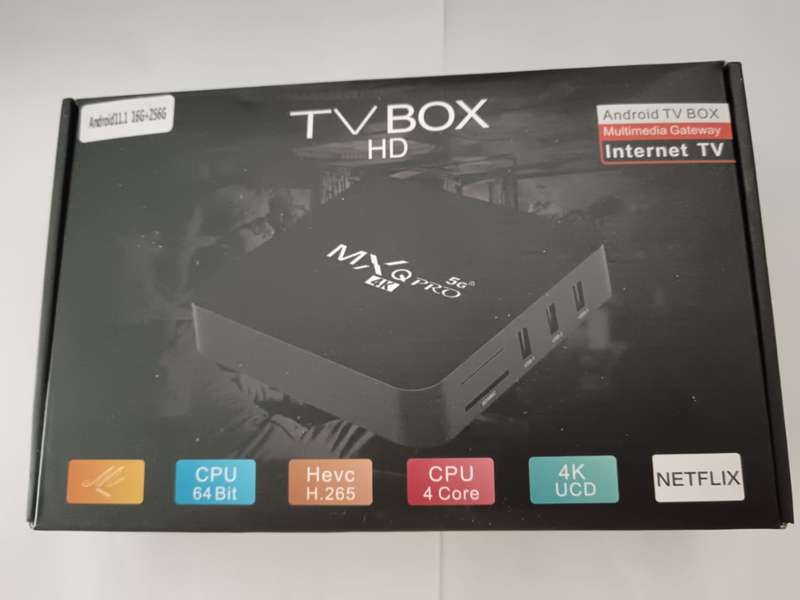 MXQPRO  Android BOX 5G 16gb Ram  256 GB storage