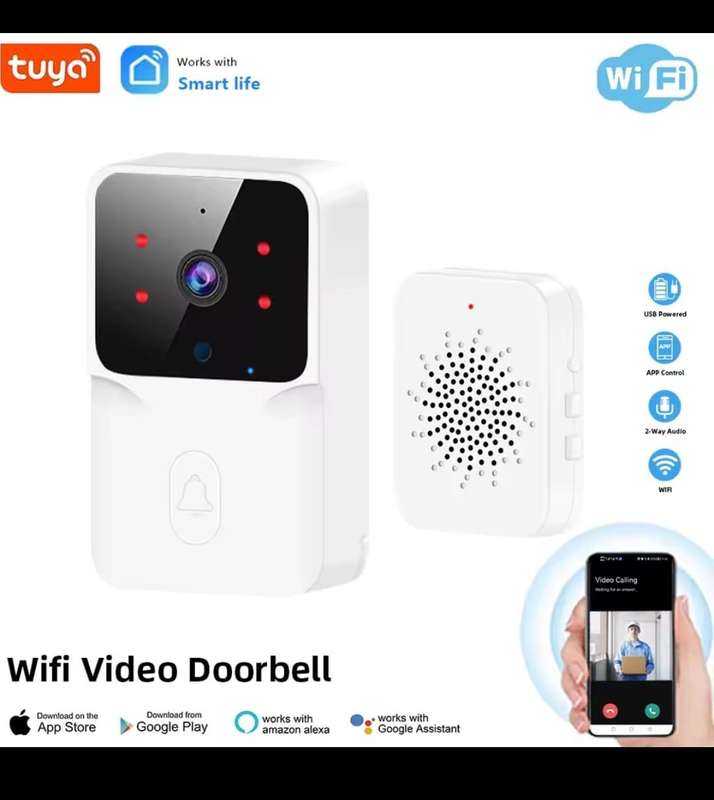 Tuya WiFi Video Doorbell Wireless HD Camera  Intercoms