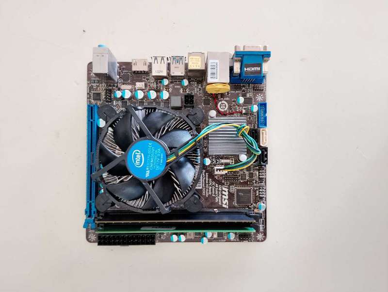 MSI B75 ITX Motherboard Combo**Intel Core i3**3GB Ram**