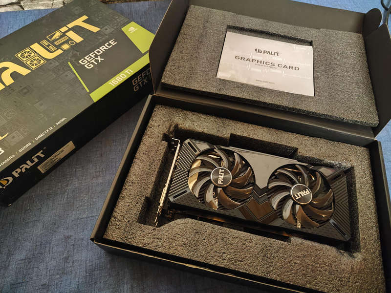 Palit Dual GeForce GTX 1660 Ti 6GB GDDR6 Graphics Card**Original Packaging**