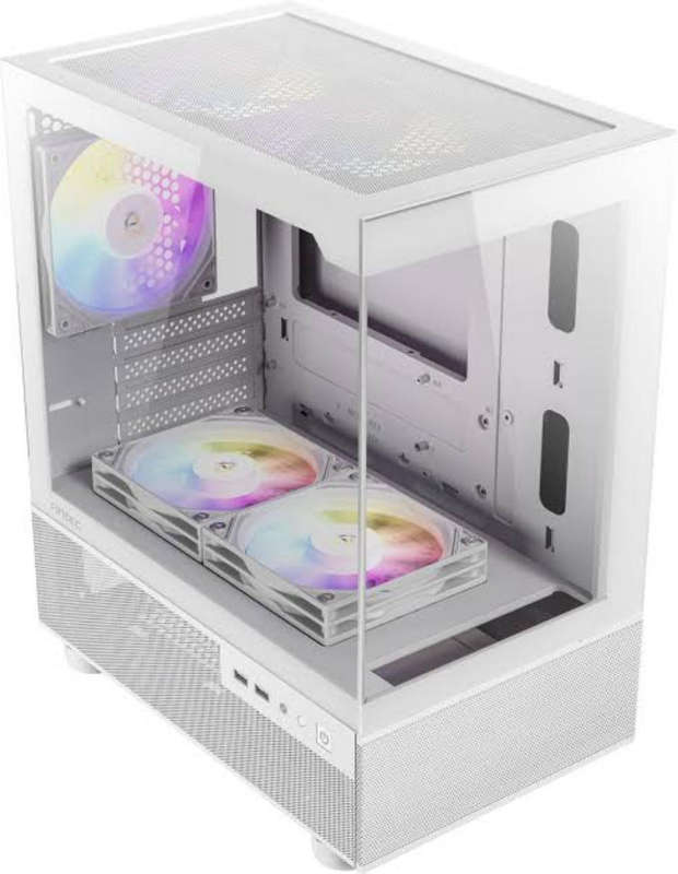 Antec CX200M Elite RGB WHITE Gaming Case**5 Static RGB Fans Included**