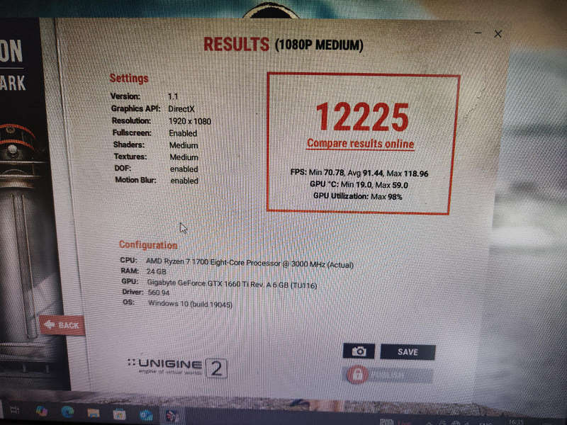 Gigabyte GTX1660Ti OC 6GB GDDR6 Graphics card