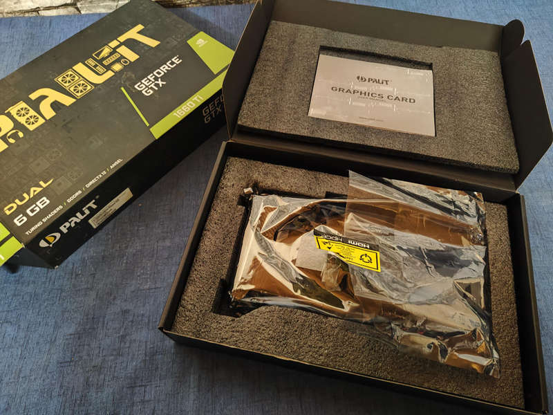 Palit Dual GeForce GTX 1660 Ti 6GB GDDR6 Graphics Card**Original Packaging**